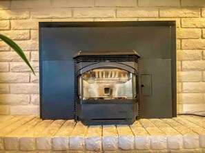 Adorable, pellet stove!