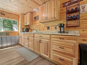 Ample Counter Space. "Coffee Station" is, of course, very important.