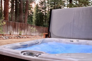 Soak your worries away in spa. #Lake Tahoe, Skiing, Northstar ski resort, golf
