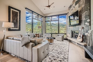 Open and inviting great room with VIEWS
