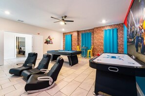 Fun-filled indoor space for friendly competition and bonding.
