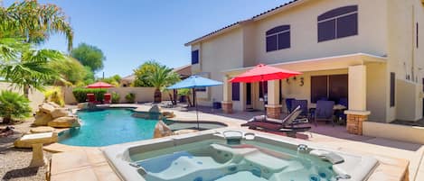 Goodyear Vacation Rental | 5BR | 3BA | 3,500 Sq Ft | 1 Small Step to Enter