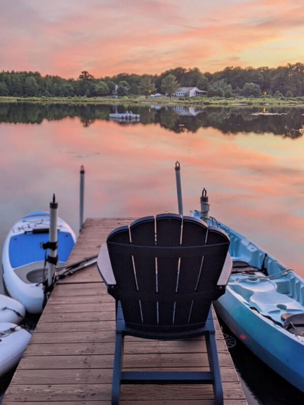 Our dock and the lake