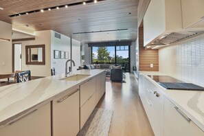 Kitchen into Living Room