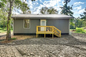 Cabin Exterior | Free Street Parking | RV/Trailer Parking Allowed