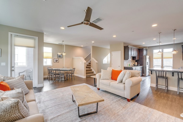 Sacramento Vacation Rental | 3BR | 3.5BA | Stairs Required | 1,818 Sq Ft