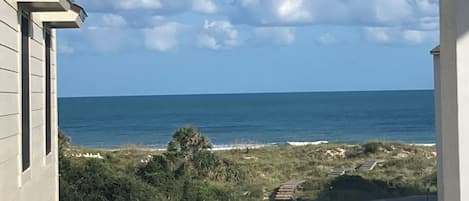 Ocean view from the balcony and main bedroom