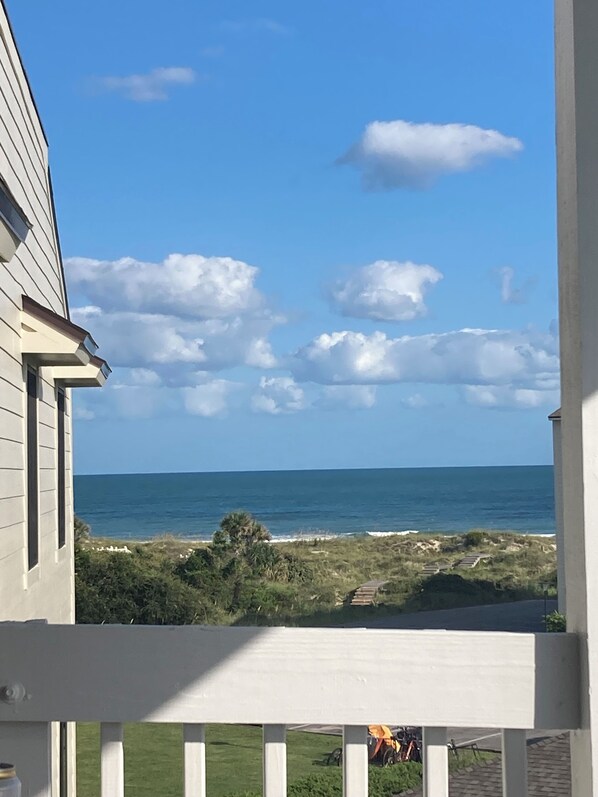 Ocean view from the balcony and main bedroom