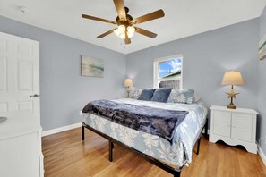 Queen sized bed