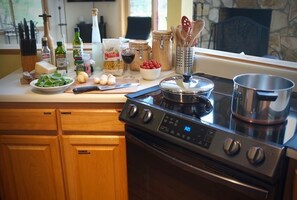 You will love the convenience of cooking your favorite meals in fully stocked ki