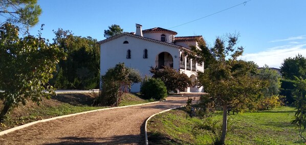 Driveway to house