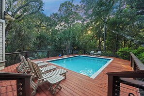 Relax in the Private Pool