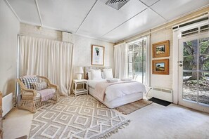 Queen Bed in Living Area