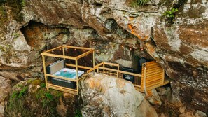 Reserve your spot now to experience our most unique hot tub setup!
