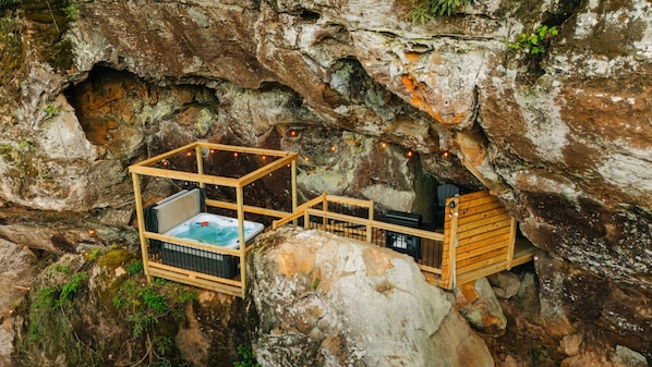 Reserve your spot now to experience our most unique hot tub setup!