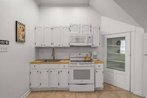 From pots and pans to utensils and appliances, our fully equipped kitchen has everything you need to make your stay comfortable and convenient