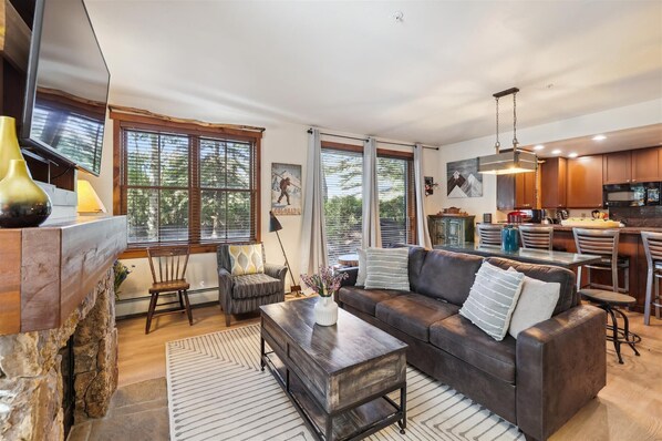 Living Area - Main Street Junction 28 - Breckenridge Vacation Rental