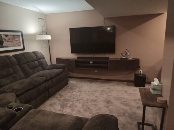 65 inch TV with bose surround and floating TV stand 