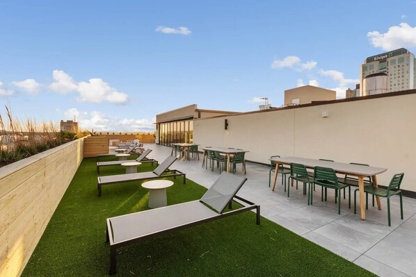 Rooftop patio