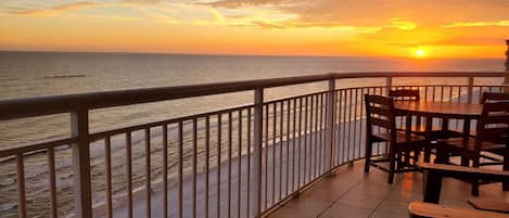 Sunset - Wrap Around Balcony - See all of our 5 Star Reviews on GSBeach.com