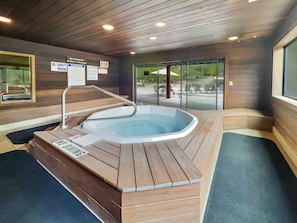 Indoor Communal Hot Tub at Clubhouse