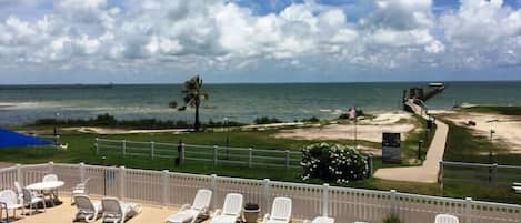 Large pool with a view!