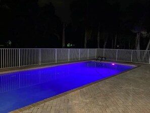 Pool night view