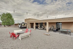 Outdoor Space | Foosball | Shuffleboard & Ping Pong Tables | Fire Pit w/ Seating