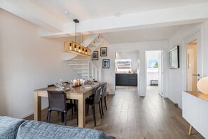 Light-filled dining area