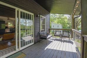 Bask in the scenic charm of this inviting patio.