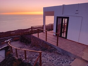 Sunset from the southern terrace