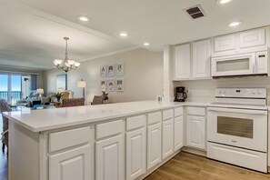 Enjoy the Views from the Fully Equipped Kitchen