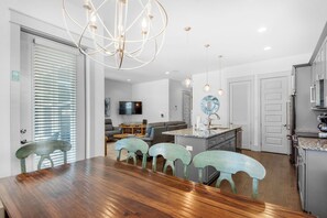 Dining to kitchen view