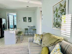 Living Room into Kitchen