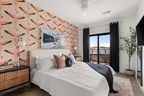 3rd bedroom with king bed