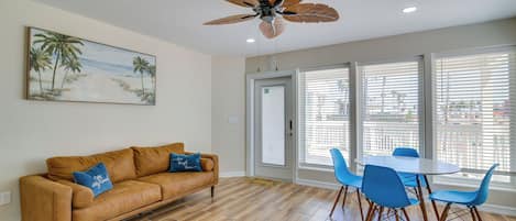 South Padre Island Vacation Rental | 2BR | 2BA | 1,154 Sq Ft | Stairs to Access