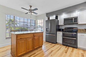 Kitchen with island and hidden 🍬 candy drawer 🍬