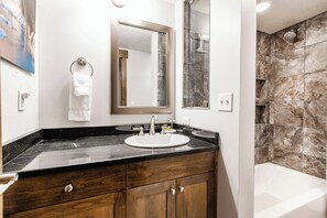 Bathroom 1 - Hallway - Bathtub/Shower Combo