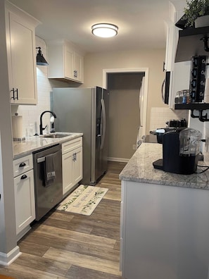 Newly renovated kitchen.