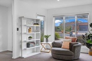 Reading nook in front living room