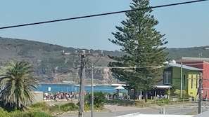 View from Surf Mist Balcony towards Copacabana Beach Surf Club.