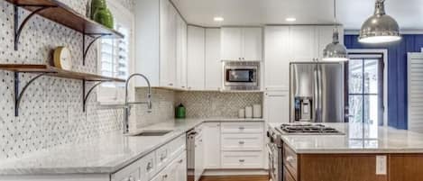 New kitchen - Stainless appliances