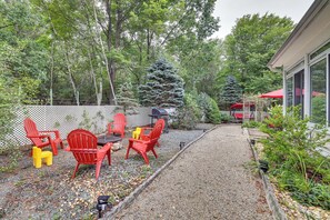 House Exterior | Wood-Burning Fire Pit | Gas Grill