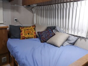 Bed #2, converted in table area