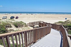 Dedicated beach walkover access