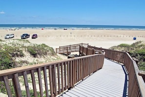 Dedicated beach walkover access