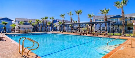 Dive into relaxation at our expansive community pool!