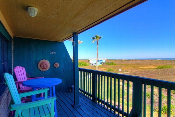 Gulf Views from the Balcony.