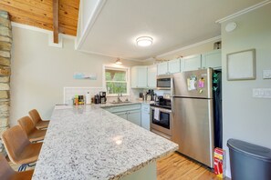 Kitchen | 1,621 Sq Ft | Keyless Entry | Expansive Decks