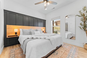 Relax in the comfort of a king-size bed, catch up on your favorite shows on the smart TV, and enjoy the convenience of an en-suite bathroom.
